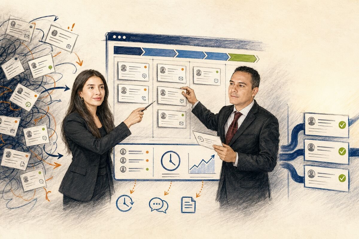 Artículo sobre organización comercial con CRM
