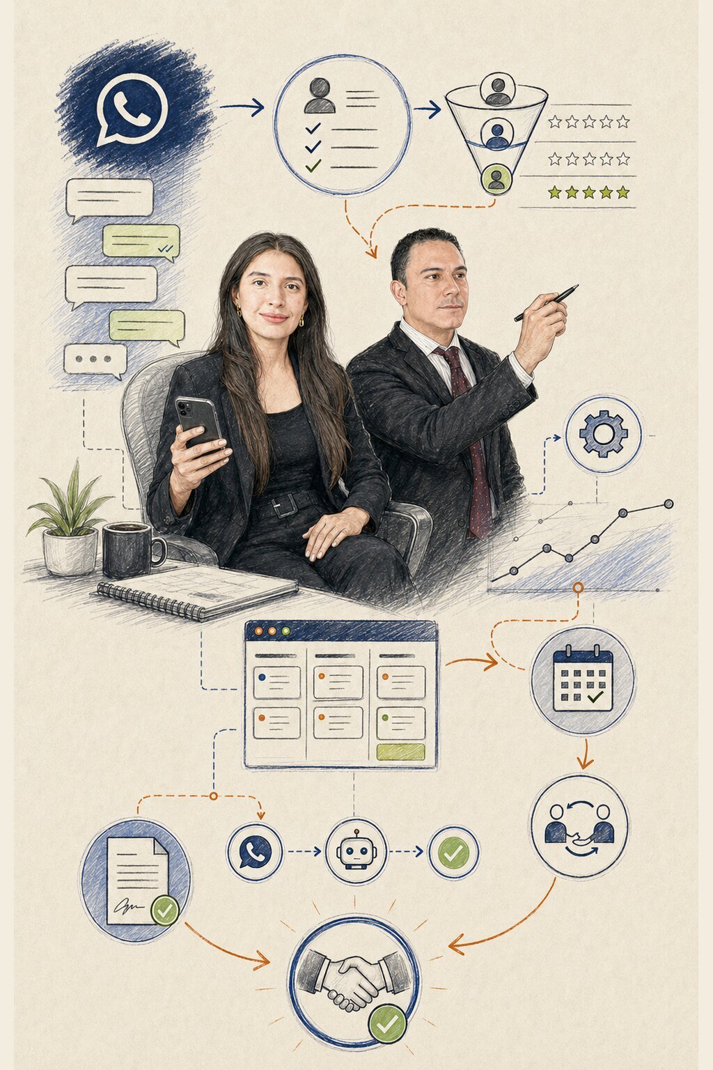 Automatización comercial de WhatsApp para empresas